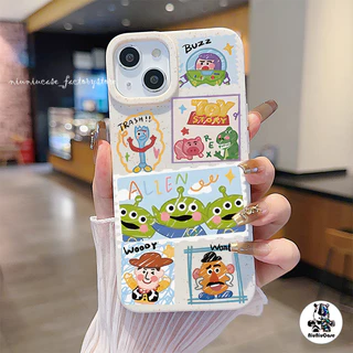 เคสไอโฟน11 16 ของเล่นสตอรี่รูปแบบมอนสเตอร์ขนาดเล็ก For iPhone 11 14 15 12 13 16 Pro Max X XS XR 6P 7P 8P MINI เคสไอโฟน