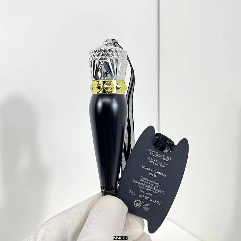 Queen Coronation CL แครอท Ding Queen Scepter ลิปสติกหลอดสีดํา 001/002/003M Matte ลิปสติกของขวัญกล่อง