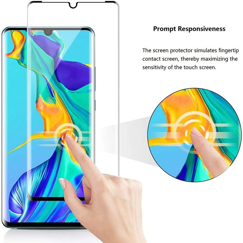 9d โค้งกระจกนิรภัยสําหรับ Huawei Pura 70 Pro 70 Ultra Screen Protector Anti-Scratch สําหรับ Pura 70 Pro Plus P70 Soft Fiber เลนส์ฟิล์ม