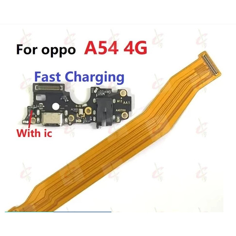 บอร์ดชาร์จ flex สําหรับ OPPO A54 4G บอร์ดหลักเมนบอร์ด flex cable