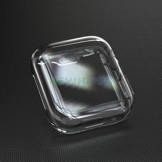 ครอบคลุมเต็มรูปแบบtpuป้องกันกรณีสําหรับiwatch S10 42 มม.46 มม.โปร่งใสวงกลมรูนาฬิกาสําหรับIwatch Series 10 9 8 7 se 6 5 4 3 Ultra2 49 มม.45/41/44/40/38 มม.กรณี