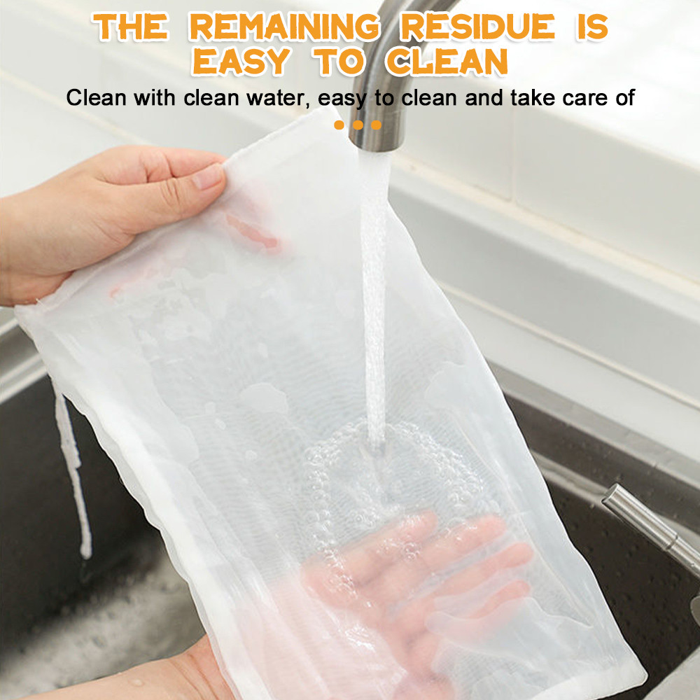 ครัว เชือกรูด กรอง-ทนทานนมถั่วเหลืองกรองถุงตาข่าย-นํามาใช้ใหม่ไนล่อนบีบกรองตาข่าย-สําหรับไวน์ถั่วนมชากาแฟโยเกิร์ต - รูปที่ 4