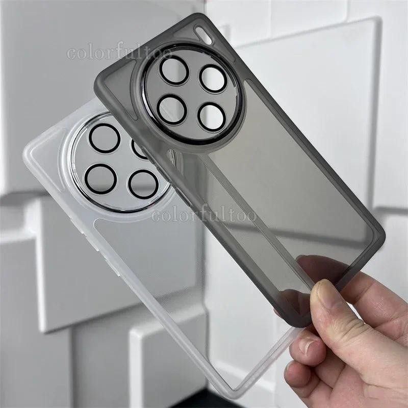 ปลอกสําหรับvivo X200 X100 X100S Pro X100Ultra X200Pro Mini 5Gเคสโทรศัพท์ซิลิโคนอ่อนนุ่มClear Platedกรณีคู่ซิลิโคนTPUนุ่มโปร่งใสถุงลมนิรภัยกันกระแทกปกหลัง