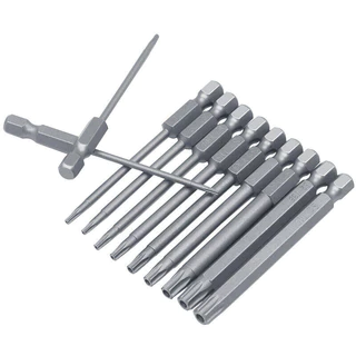 11 /12 Torx ชุดดอกสว่านกลวง50/75/100มม. T5-T40ชุดหัวไขควงดอกไขควง
