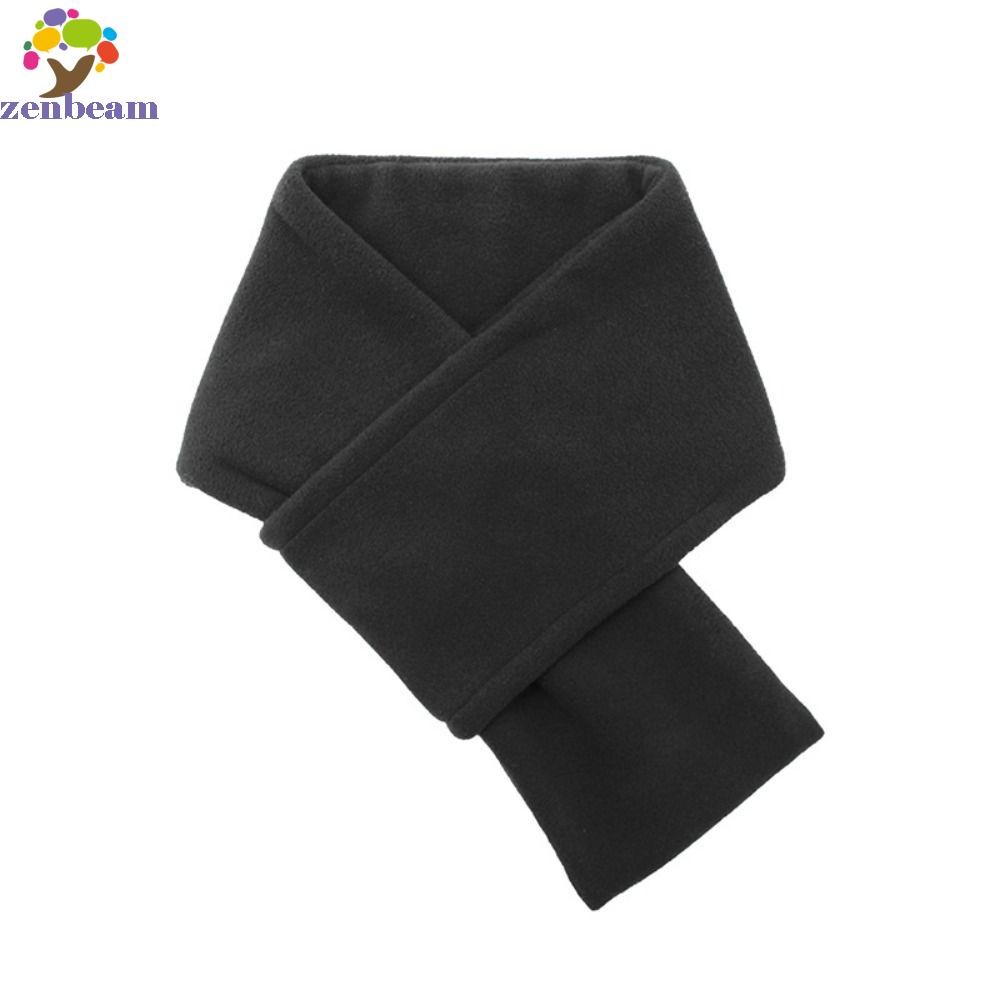Zenbeam ผ้าพันคอขนแกะ, ผ้าพันคอฤดูหนาวความร้อนหนา, กํามะหยี่เรียบง่ายสีทึบ Keep Warm Men ผ้าคลุมไหล่เดินป่า