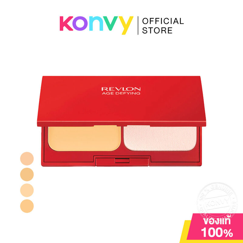 REVLON Age Defying™ Two-Way Powder Foundation SPF14/PA+++ 10.5g เรฟลอน แป้งผสมรองพื้น.