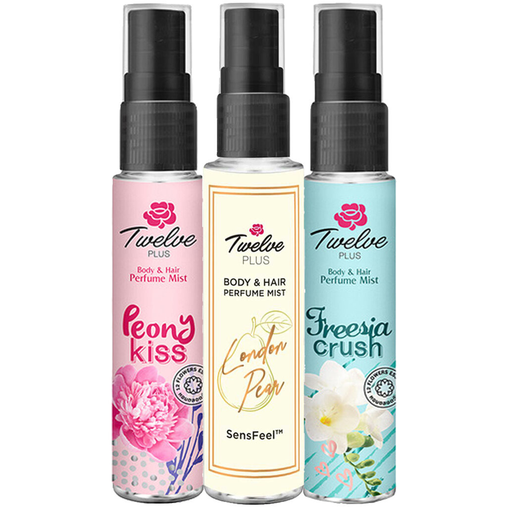 LeeMart เพอร์ฟูม ทเวลพลัส Twelve Plus 12Plus 25ML ระงับกลิ่นกาย เลือกสูตร เลือกสีได้ ขนาด 25 มล.