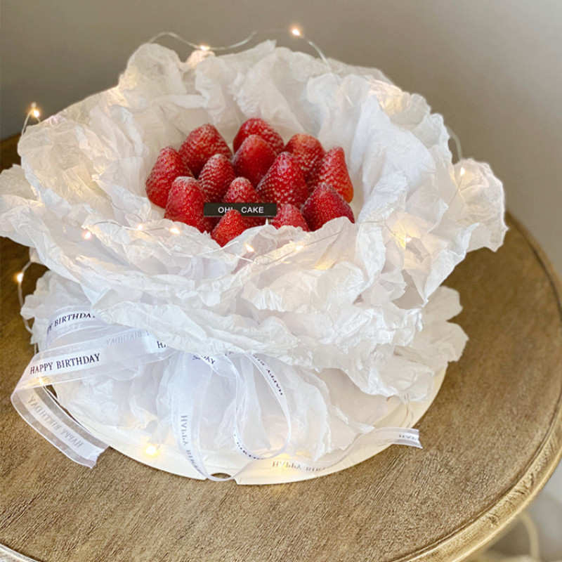 กระดาษห่อช่อดอกไม้เกาหลีกันน้ำ กระดาษแพ็คเกจพรีเมียมสไตล์โคเรีย สำหรับงานแฮนด์เมดและตกแต่ง - รูปที่ 4