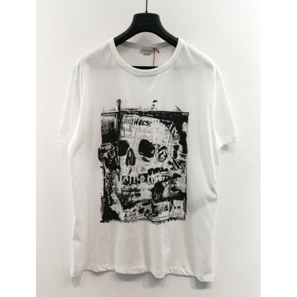 เสื้อยืดแขนสั้นลาย ALEXANDER MCQUEEN MCQUEEN แท้ 100%