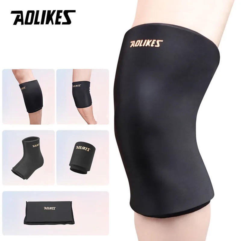 AOLIKES ปลอกเข่าเจลไฮโดรเจลคอนทัวร์ บรรเทาอาการปวดเข่า ใช้ได้ทั้งความร้อนและเย็น