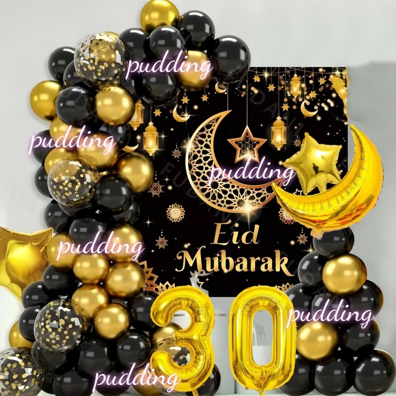 Gold Moon Star ลูกโป่งชุดสําหรับผู้ใหญ่ Happy 20 30 40 50 60 70 80th Birthday Party ตกแต่งอุปกรณ์