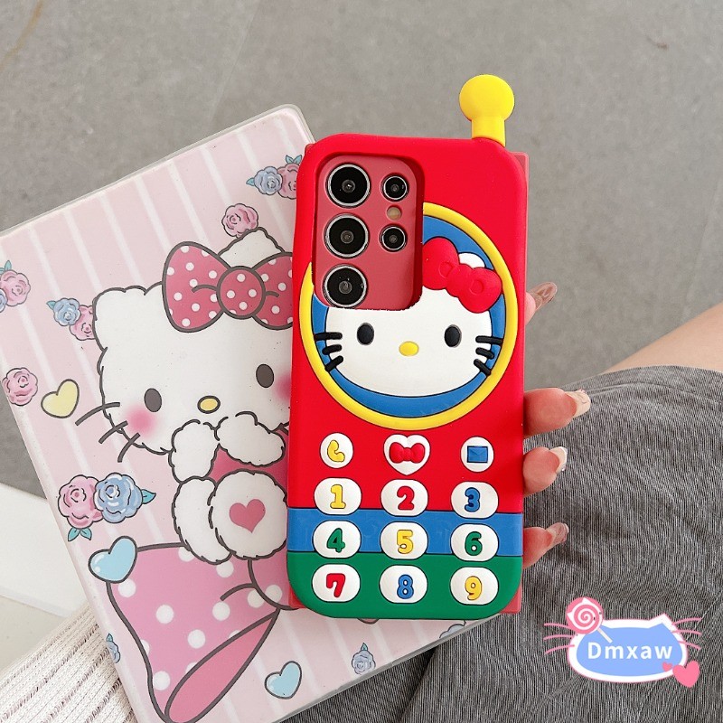 น่ารัก Hello Kitty เคสโทรศัพท์สําหรับ OPPO Reno 14 13 12 12F 11F 10 9 8 6 5 Pro Plus 8T 8Z 7Z 7 Lite 4 SE 3 Pro 2Z 2F 5G 4G ฝาครอบการ์ตูน Retro การออกแบบโทรศัพท์ ปลอกซิลิโคนอ่อนนุ่ม 3ง