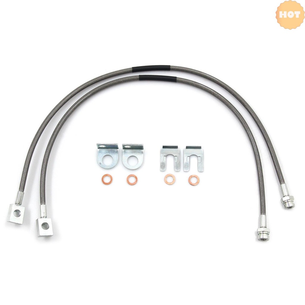 [2025 Super Sale]เปลี่ยนสายเบรคสแตนเลสสําหรับ Jeep TJ/YJ/XJ | 1987-2006 4-6'' - 89702
