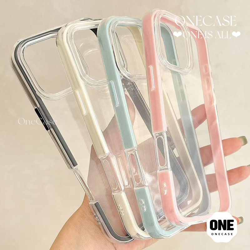 เคสไอโฟน16 สำหรับ IPhone 12 11 16 15 13 14 Pro Max XR X XS 7Plus 8Plus Max 15 7 8 Plus SE เคสนิ่มใสเรียบง่าย เคสโทรศัพท์