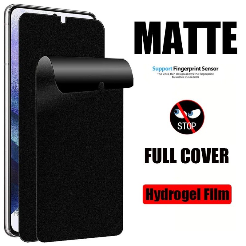 Matte และ HD Full Cover Hydrogel ฟิล์มสําหรับ LG G8X K22 K40S K31S K50 K50S K62 Q52 K52 5SA ThinQ 4G