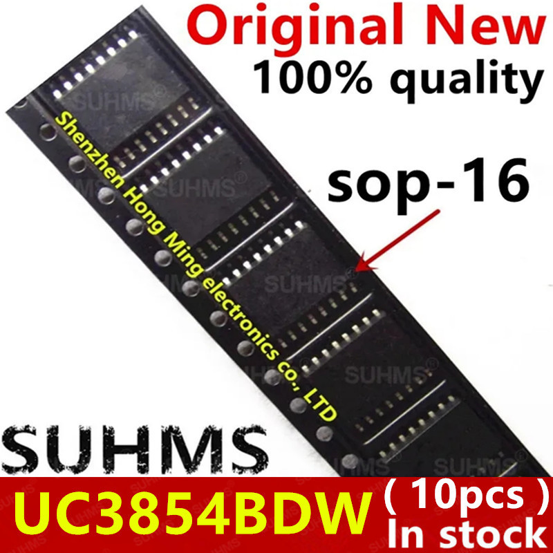 (10 ชิ้น) 100% ใหม่ UC3854BDW UC3854 SOP-16