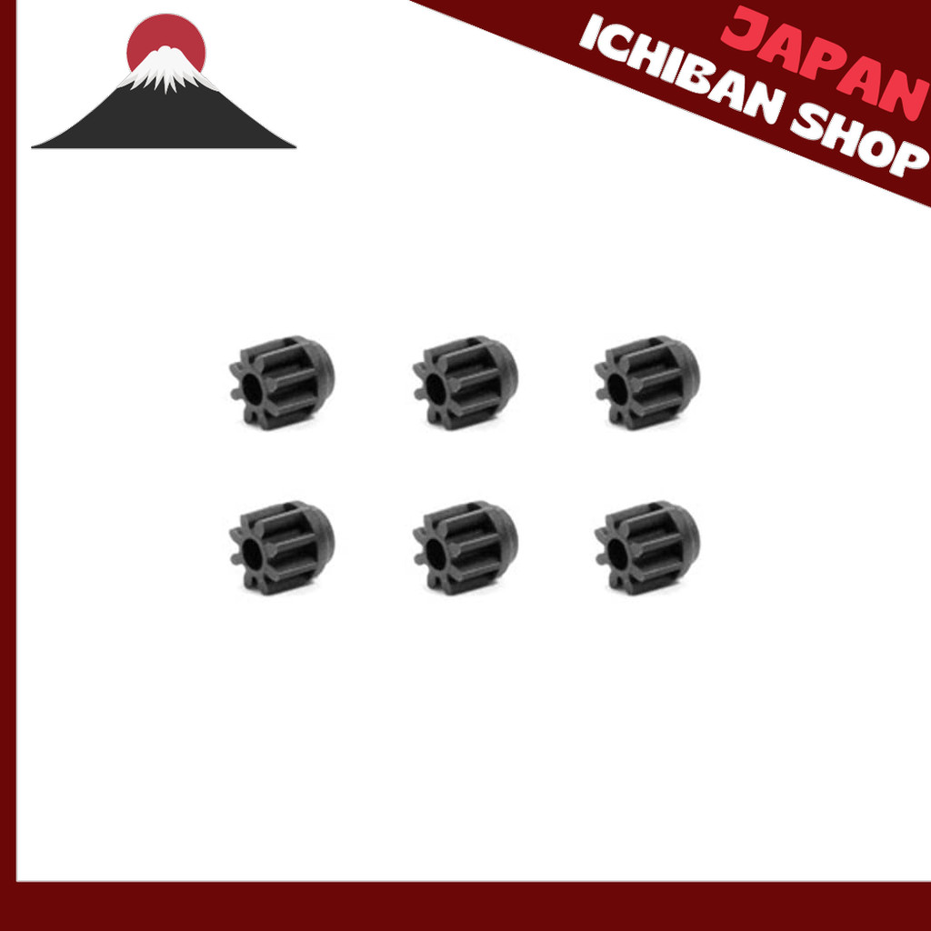 【จากประเทศญี่ปุ่น】 TAMIYA Grade Up Parts Series No.453 GP.453 Carbon Reinforced 8T Pinion Gear (6 pc