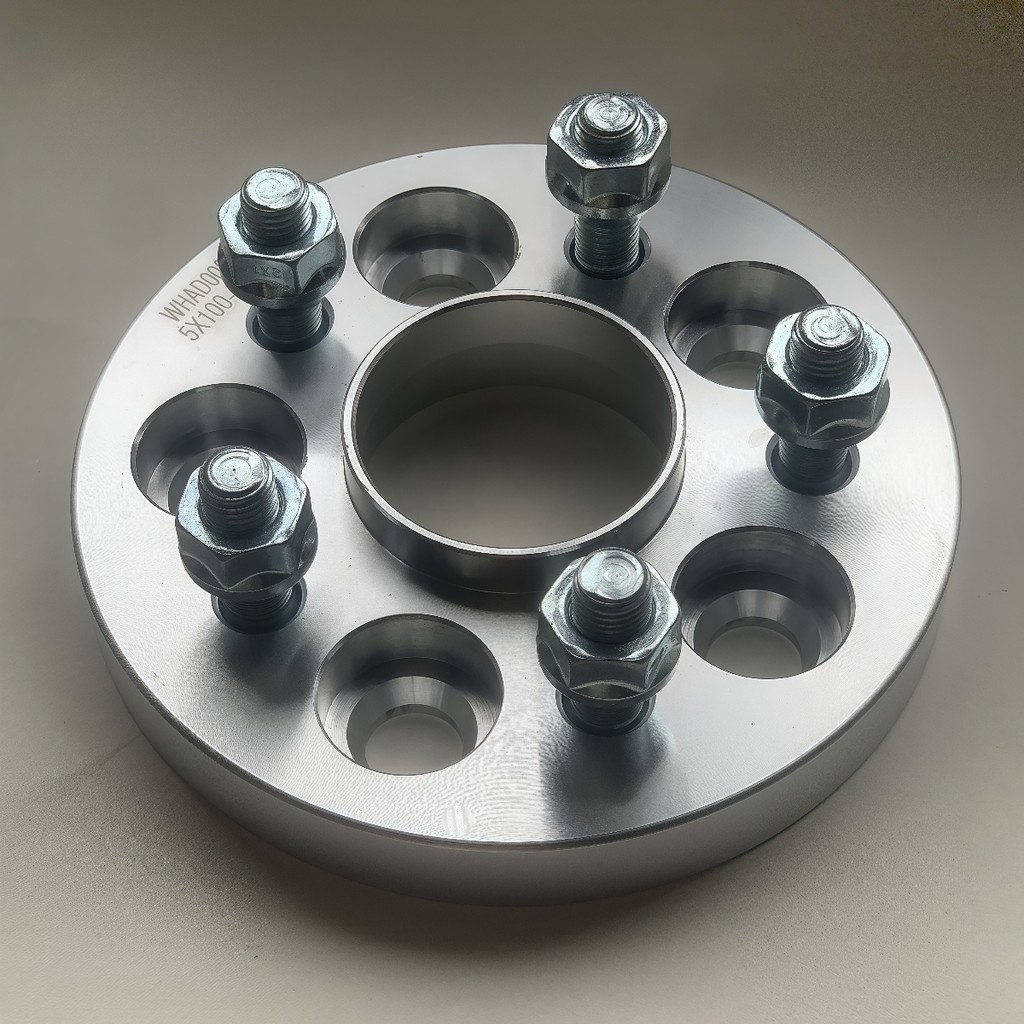 2 ชิ้น 20 มิลลิเมตรแปลงอะแดปเตอร์ล้อ PCD 5x112 ถึง 5x100 Hubcentric 57.1 ถึง 57.1 มิลลิเมตร Lug Stud