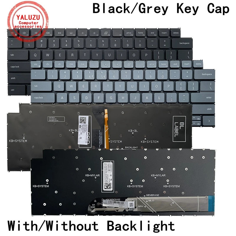US ภาษาอังกฤษแป้นพิมพ์แล็ปท็อปสําหรับ Dell Latitude 3320 3330 3420 E3420 3430 P144G Vostro 13 5310 5