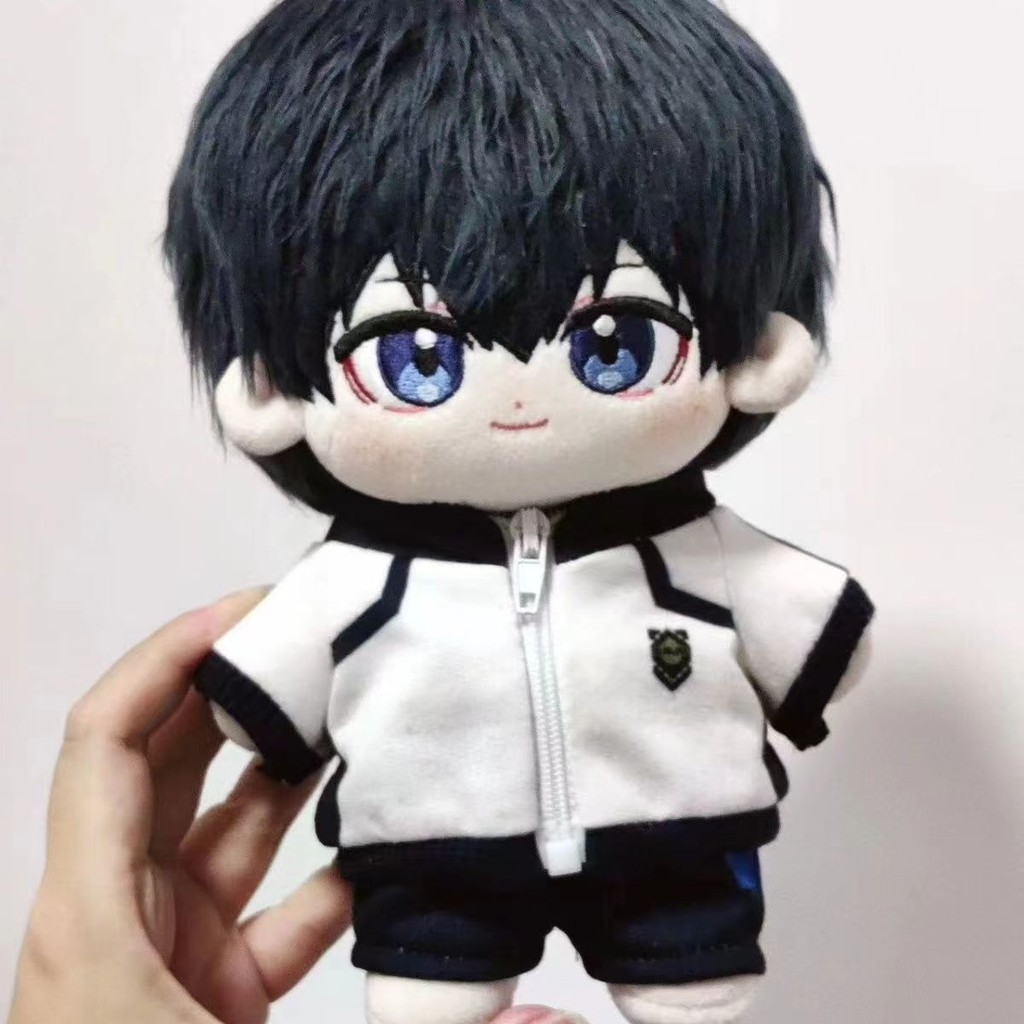Blue Lock Plush 20cm Rin Itoshi Sae Cotton Doll ของเล่นยัดไส้น่ารักสําหรับของขวัญ - รูปที่ 6
