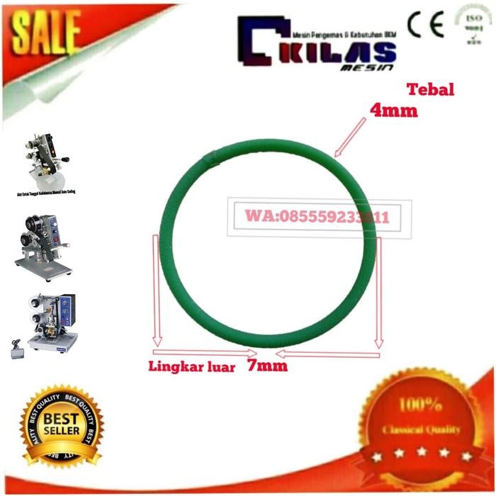 เข็มขัด Green Oring Vanbelt สําหรับ HP 241 Coding ขนาด 4mm x 70mm