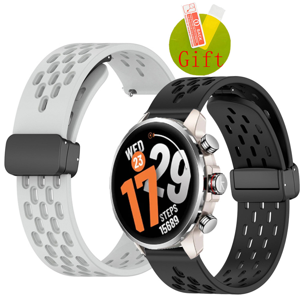 ฟิล์ม สาย Kieslect Kr3 สายรัดสายรัดข้อมือซิลิโคนสําหรับ Kieslect Kr 2 pro สมาร์ทนาฬิกาป้องกันหน้าจอฟ