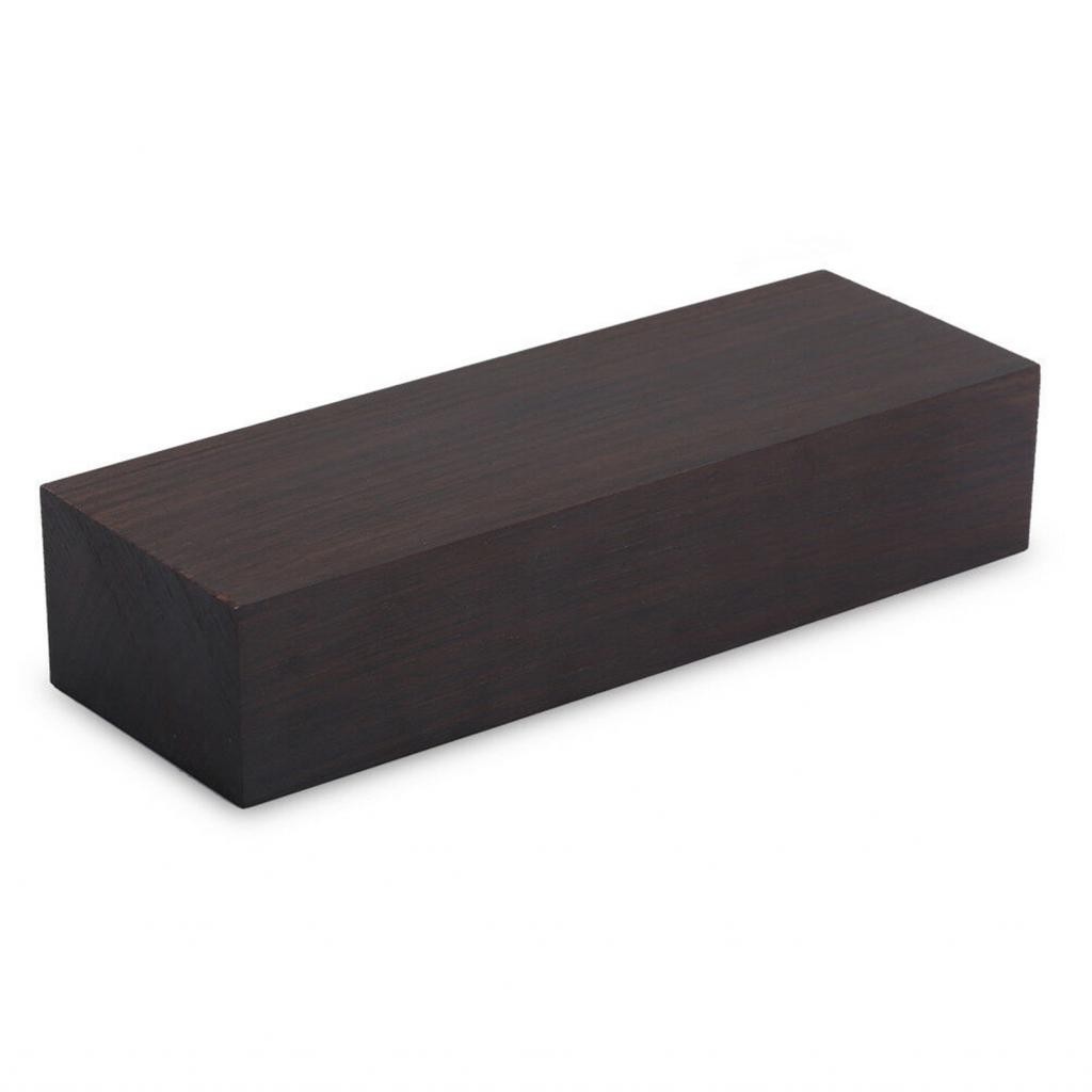 ไม้มะเกลือสีดำไม้ว่างเปล่า 12x4x2.5 ซม. ด้ามจับแผ่นไม้เนื้อละเอียดวัสดุ DIY เรียบสำหรับเครื่องมือเครื่องมือดนตรีเครื่องมือเครื่องมือ