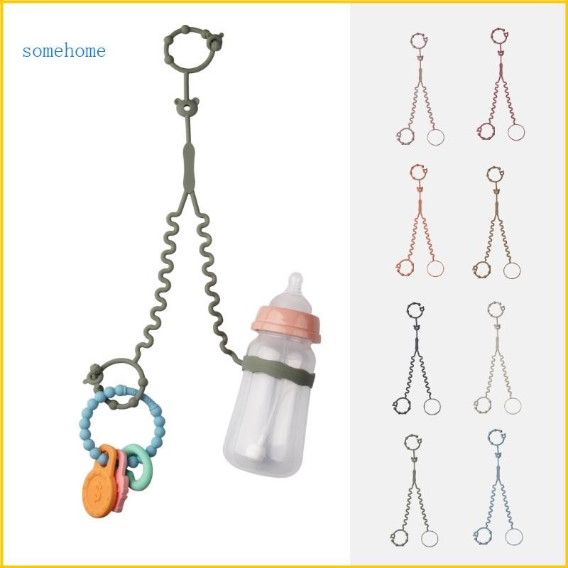 SOME Baby Cup Toy Retainer Silicone Pram Accessory Safe Use Silicone Baby Gear
