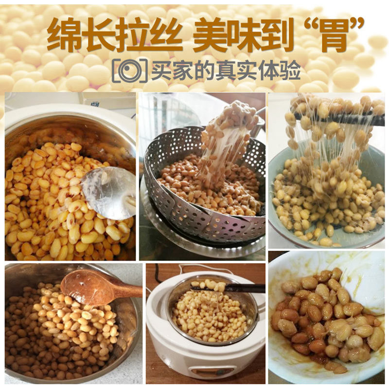 Shangchuan Natto Bacteria แบคทีเรียกรดแลคติก ผงหมักนัตโตะ ครัวเรือนโฮมเมดญี่ปุ่น Natto ผงหมัก B ราคา ถูกที่สุด ดีลบีเคเค แกลเลอรีภาพที่ 3