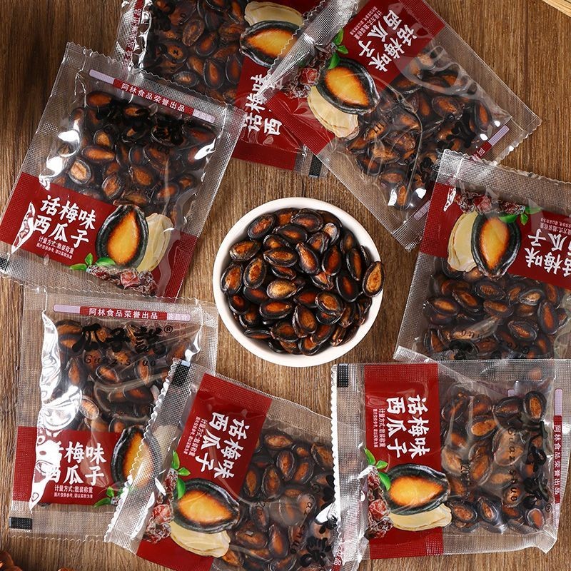 阿林瓜子 เวอร์ชั่นแฟนชั่น西瓜种子种子 小包装 高清洁休闲货小袋正 香zi Speaks Meiwei Xiguazi อิสระแพ็คเก็ตขนาดเล็ก20250717