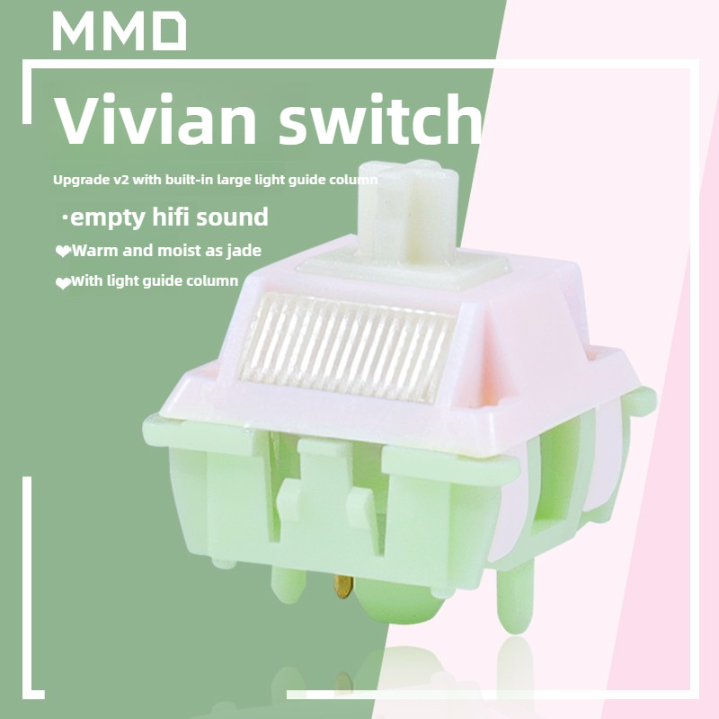 2025 ใหม่!!!!MMD VIVIAN HiFi ที่กําหนดเองคีย์บอร์ดแบบกลไกแทนที่ Linear Switch V2