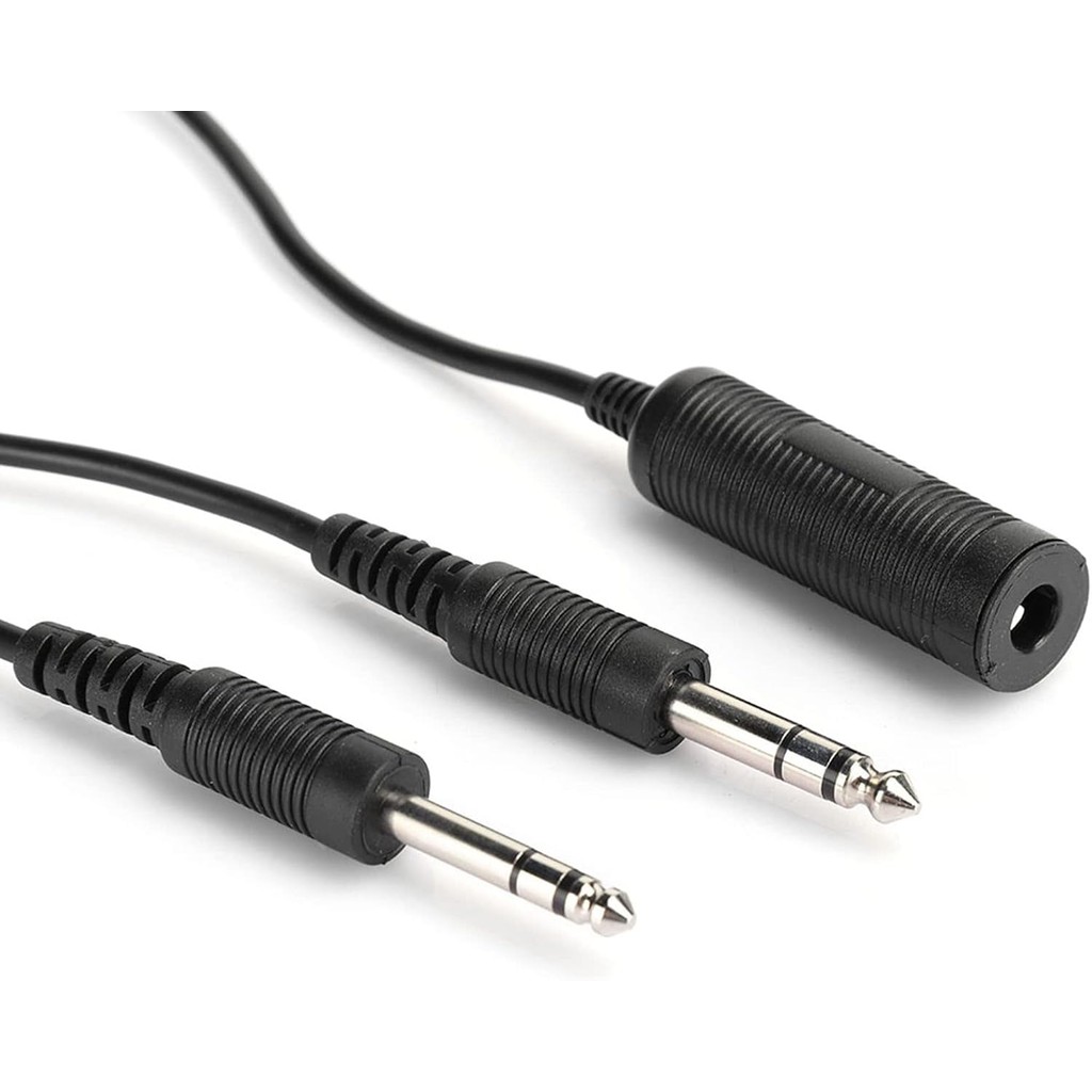 JTLB Helicopter to General Aviation Headset Adapter Cable - David Clark AVCOMM, U 174 OWUN