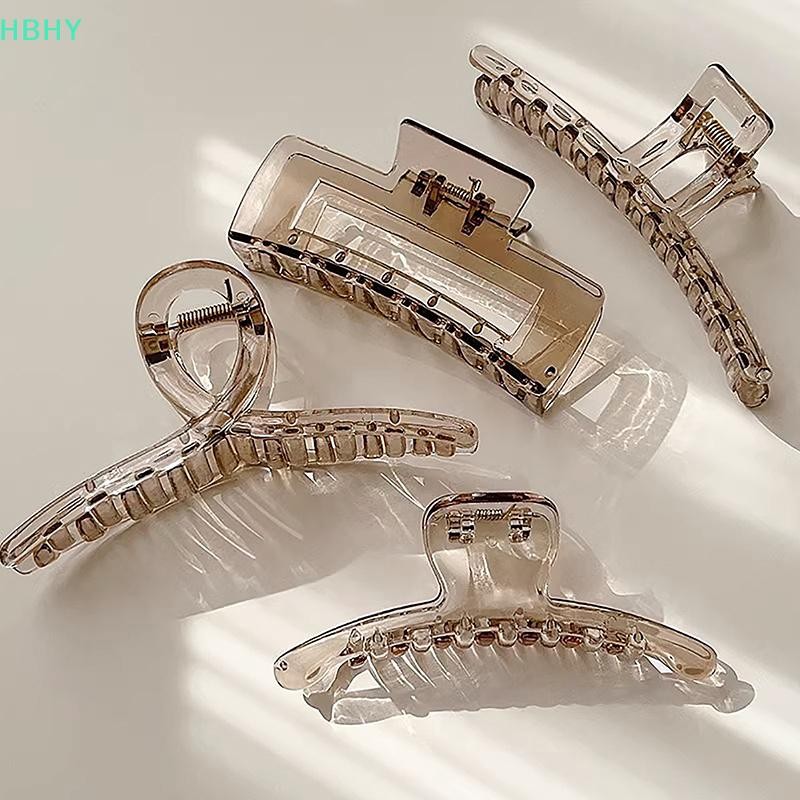 HB พลาสติกสีเทาเรขาคณิตคลิปทุกวัน Commuting Simple Hairpin ผู้หญิง Elegant อุปกรณ์เสริมผม HY ราคา ถูกที่สุด ดีลบีเคเค แกลเลอรีภาพที่ 3