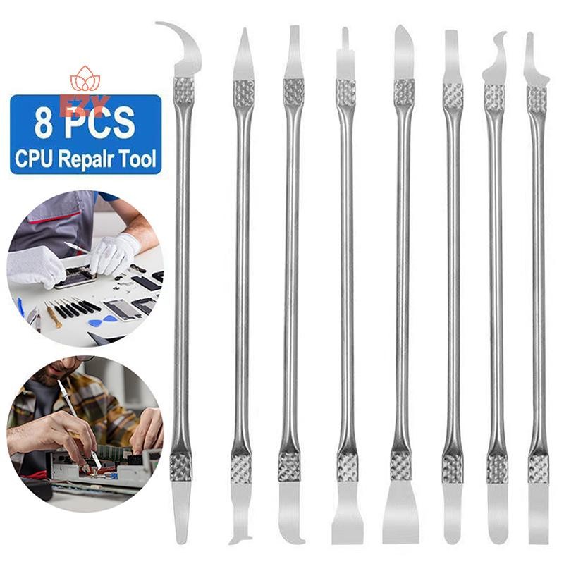 EZY 8in1 ชุดเครื่องมือซ่อมแซมอิเล็กทรอนิกส์สําหรับหน้าจอโค้ง 304 สแตนเลส Pry Bar ถอดถอดชุดใหม่