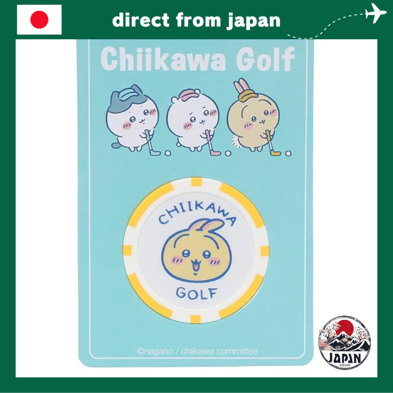 Casino Chip Style Golf Ball Marker – Cute Rabbit Design (Model 2409-CKG010)