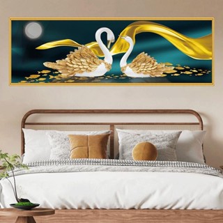 สติ๊กเกอร์ตกแต่ง ภาพวาดข้างเตียง Lucky ภาพวาดตกแต่งห้องนั่งเ…