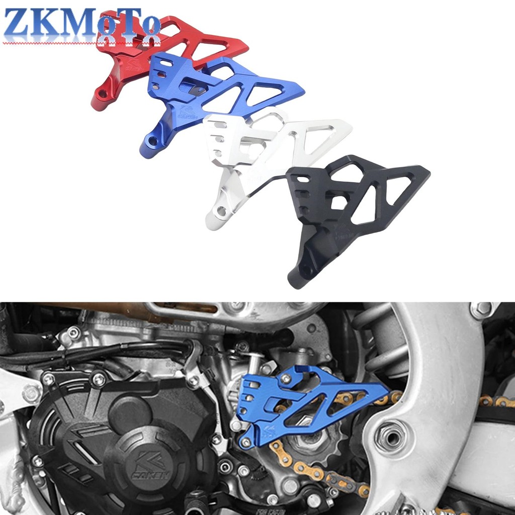 รถจักรยานยนต์ CNC อลูมิเนียมด้านหน้า Pinion ป้องกันสําหรับ YAMAHA YZ450 WR450F YZ450F 50TH YZ450FX Y
