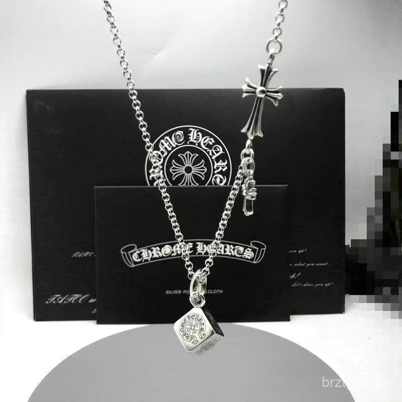 สร้อยคอ.Chrome Hearts Cross สำหรับทั้งผู้ชายและผู้หญิง