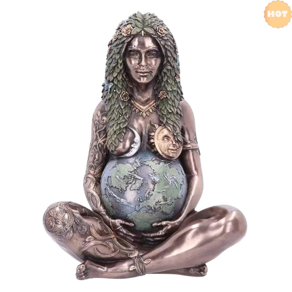 [2025 ใหม่] The Earth Goddess Gaia Mother Earth Sculpture เครื่องประดับ