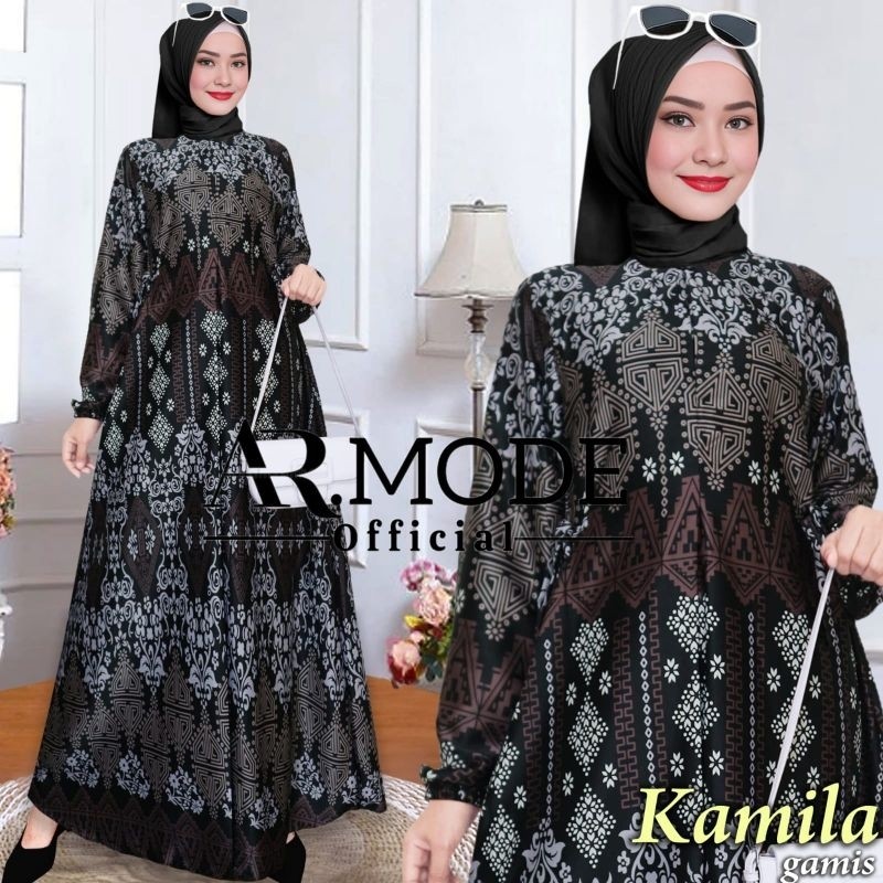Kamila Series Gamis Size M - 6L ล่าสุด