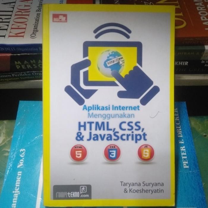INTERNET หนังสือภาษาอังกฤษ HTML, CSS & JAVA SCRIPT - TARYANA
