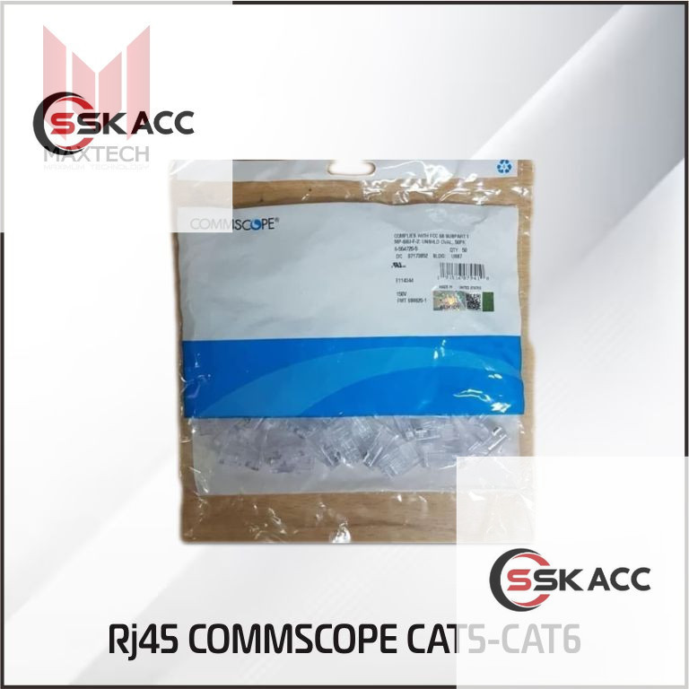 Rj45 Cat6 Connector Rj45 Cat6 commscope Connector LAN Cat6 commscope Connector Rj45 Cat6 commscope L