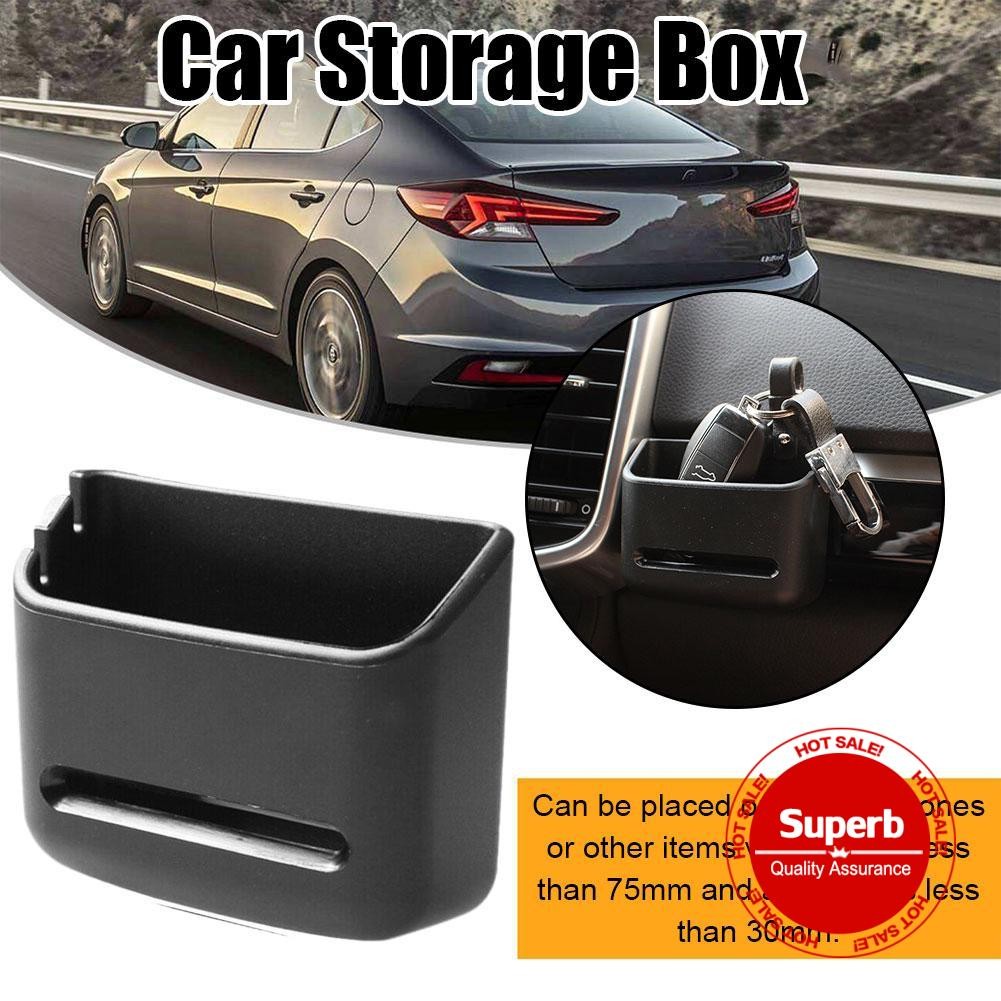 Car Storage Organizer Dashboard Organizer รถโทรศัพท์กล่อง Adhensive โทรศัพท์ภายในรถ B4o5