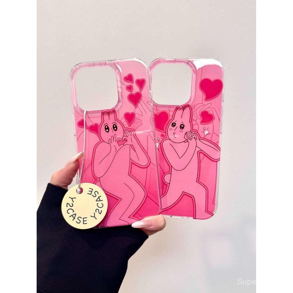 เคสโทรศัพท์ เหมาะสําหรับ iPhone 7 8 X XS XR XSMAX 11 12 13 14 15 16 Pro max Plus การ์ตูน Heart-to-He