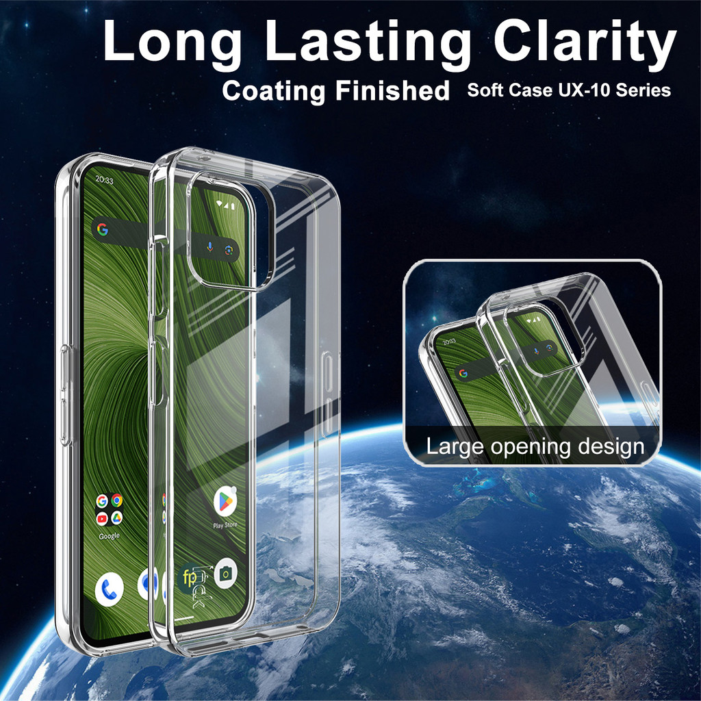 Imak Casing Fairphone 6 5G Coating สําเร็จรูปโปร่งใส Soft TPU Case ซิลิโคนใสกันกระแทก Cove