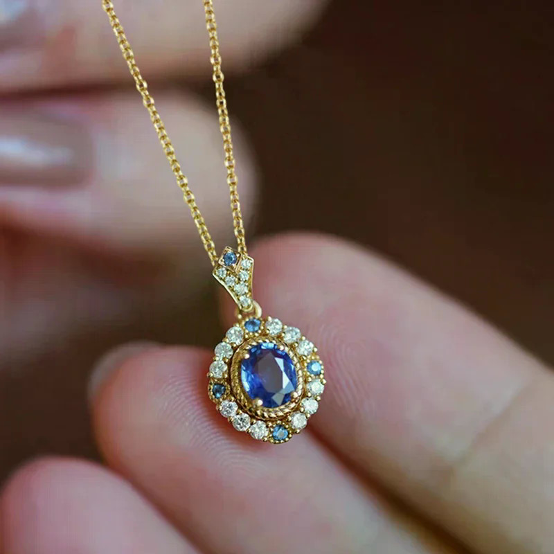 ประณีต Noble 925 สร้อยคอจี้เงินสําหรับผู้หญิงอินเทรนด์ Creative Shiny Cubic Zirconia อุปกรณ์เสริมเครื่องประดับสําหรับหมั้น