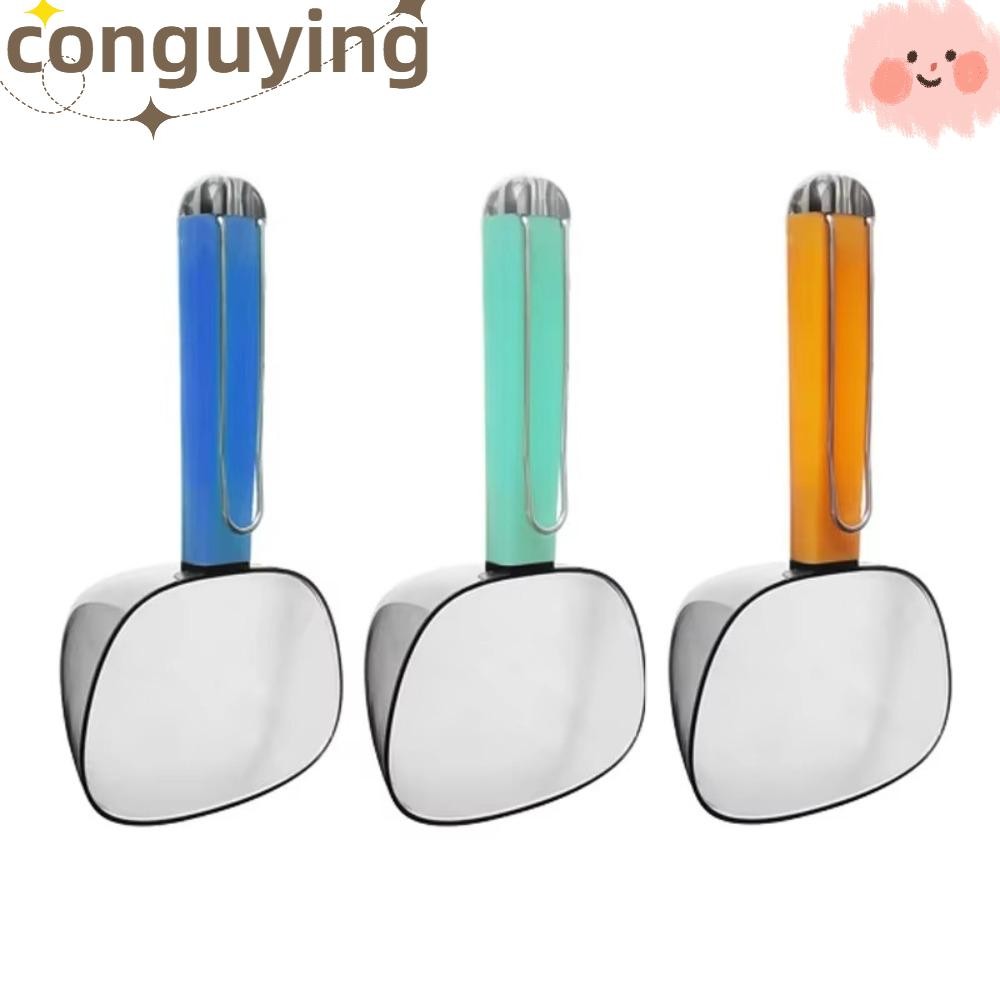 การก่อสร้าง พลั่วอาหารสัตว์เลี้ยง, ตักข้าวพลาสติกอเนกประสงค์, ข้น ความจุขนาดใหญ่ทําความสะอาดง่ายพร้อมกระเป๋าคลิปอบถ้วยตวงให้อาหารสุนัขแมว