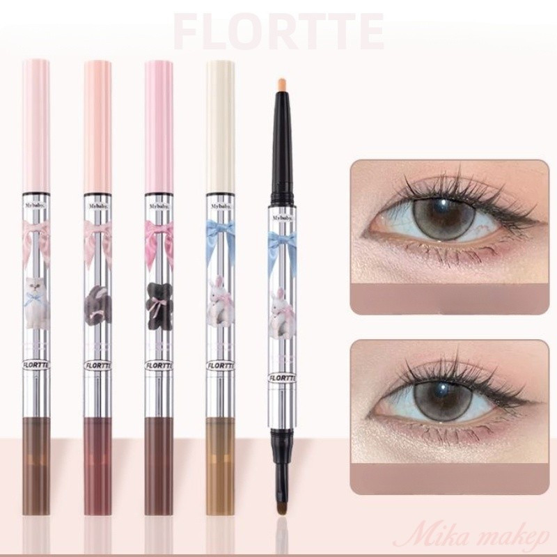 FLORTTE แปรงปากกาไหม 2 เคล็ดลับปรับใบหน้า Contour Lines
