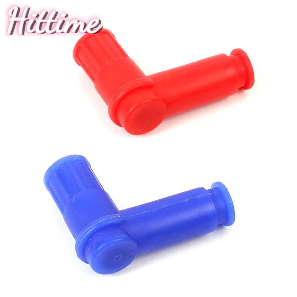 HITTIME รถจักรยานยนต์ดัดแปลงยาง Lgnition Spark Plug Cap ATV สกู๊ตเตอร์ Dirt Bike สําหรับ Honda Kawas