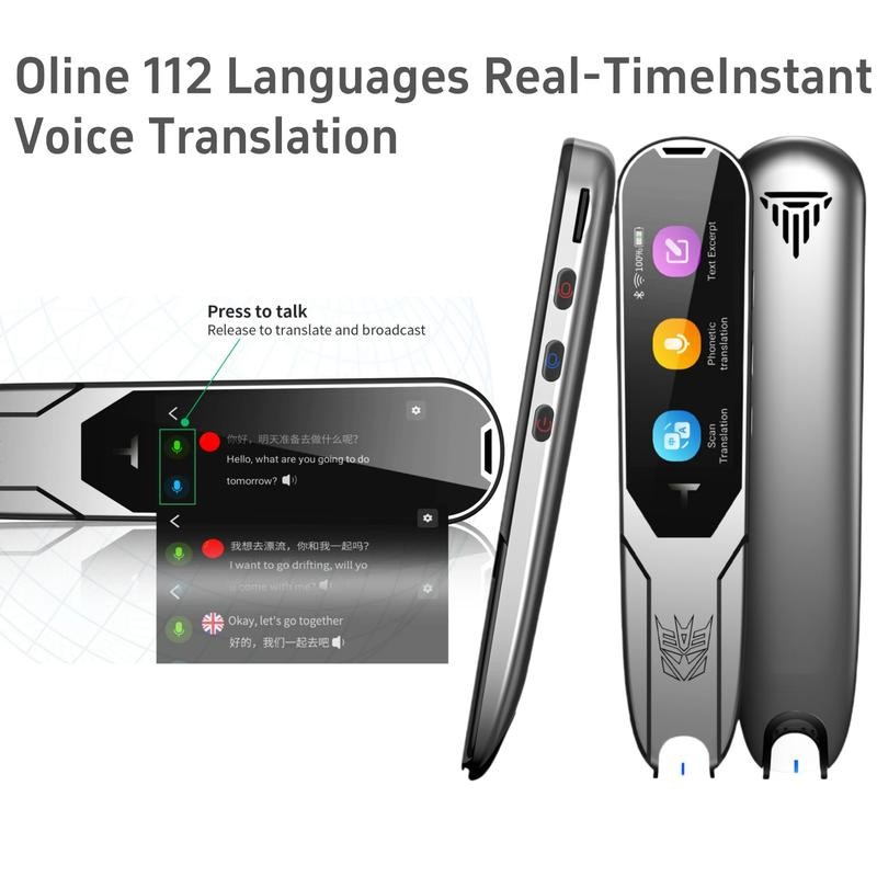 VORMOR X10 Translator ปากกาสําหรับ Dyslxia,Traductor De Voz Instantaneo, เครื่องสแกนเนอร์ปากกาข้อควา